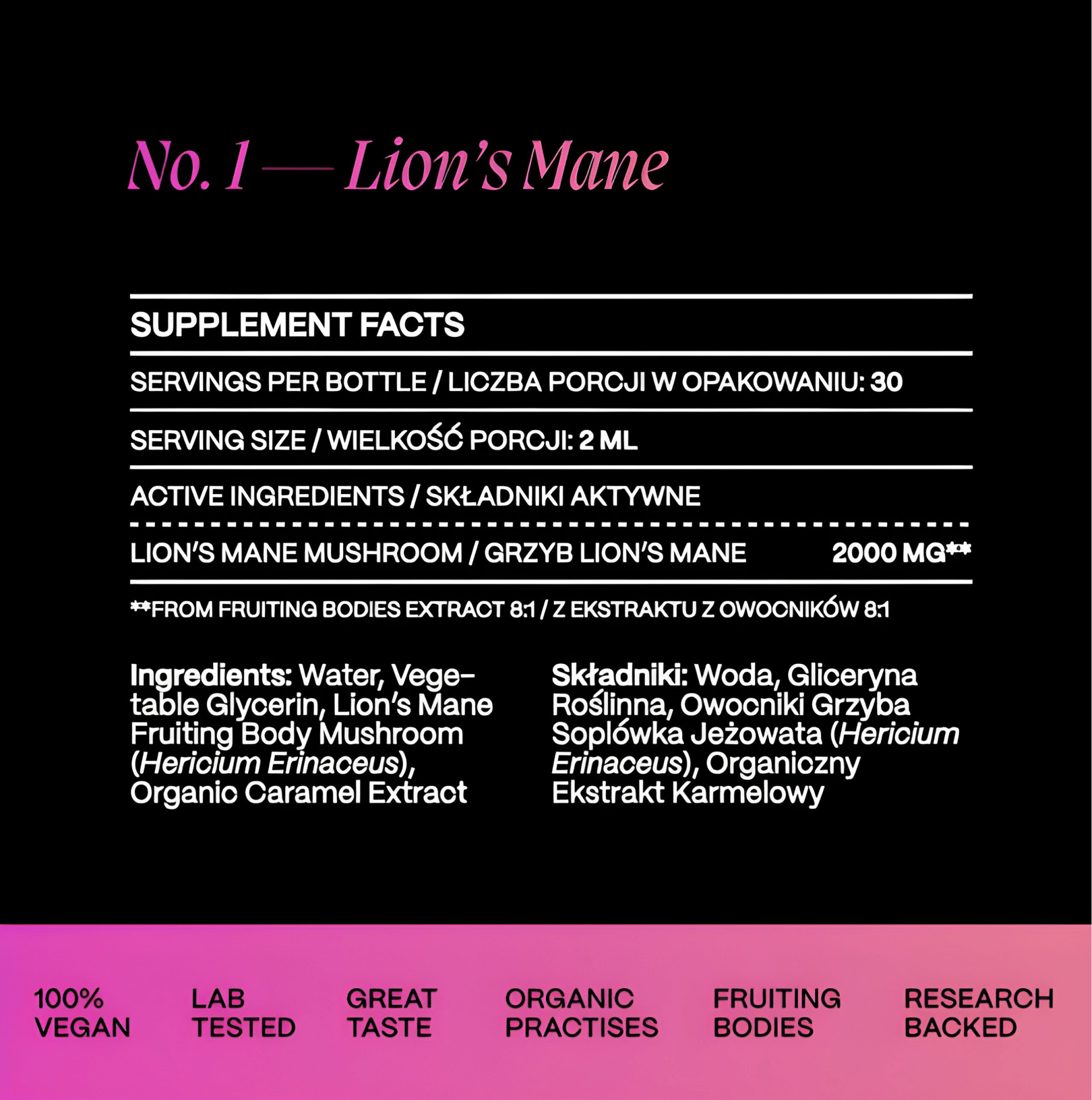 No. 1 — Lion's Mane - Soma