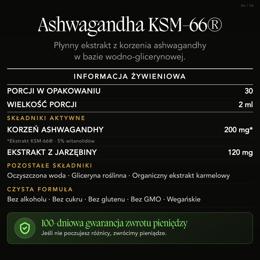 Ashwagandha SOMA Health Co — produkcja Polska standardy farmaceutyczne