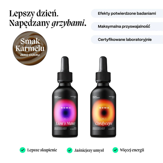 Zestaw Produktywności - Lion's Mane + Cordyceps